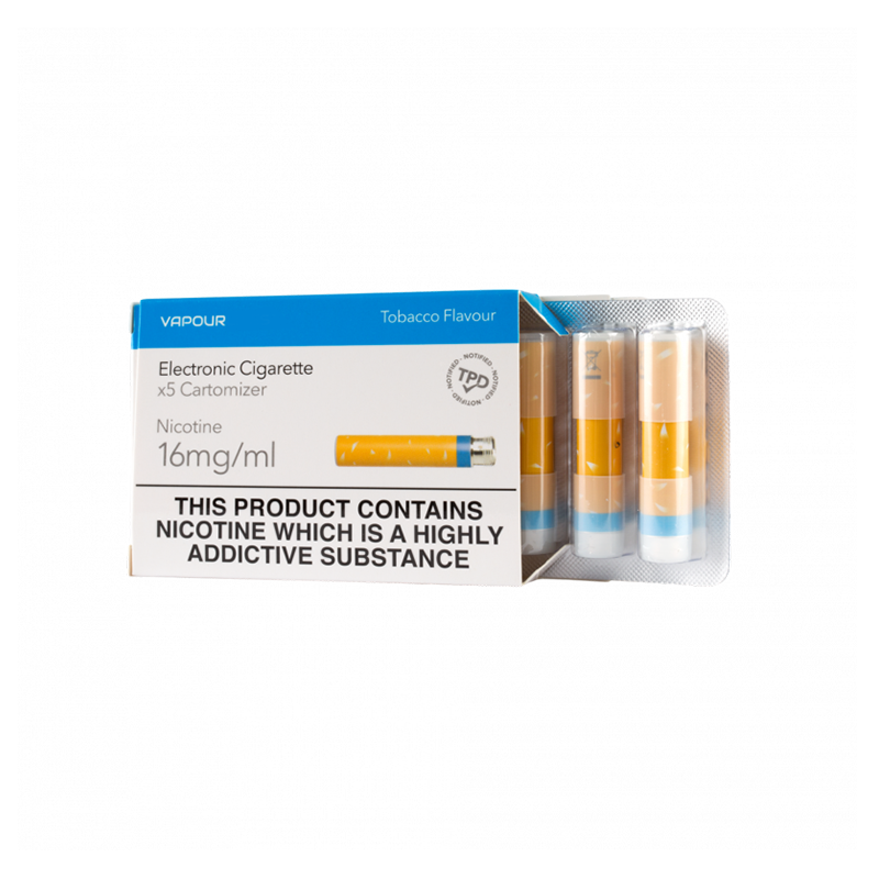 Vapour Tobacco Cartomizer Refills - 5 Pack