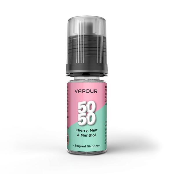 Vapour 5050 Cherry Mint and Menthol E Liquid 10ml