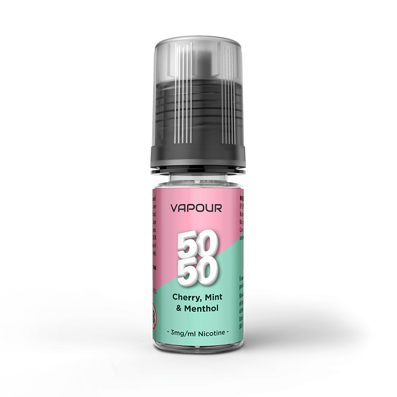 Vapour 5050 Cherry Mint and Menthol E Liquid 10ml