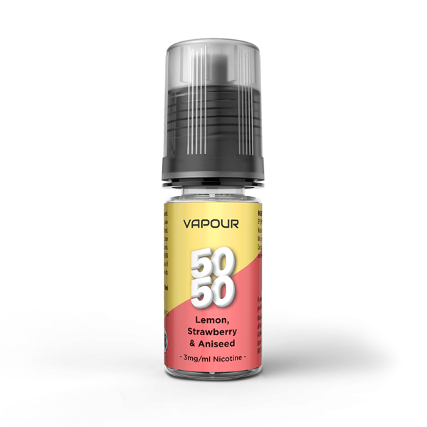 Vapour 5050 Lemon Strawberry and Aniseed E Liquid 10ml