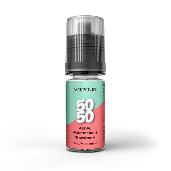 Vapour 5050 Apple Strawberry Watermelon E Liquid 10ml