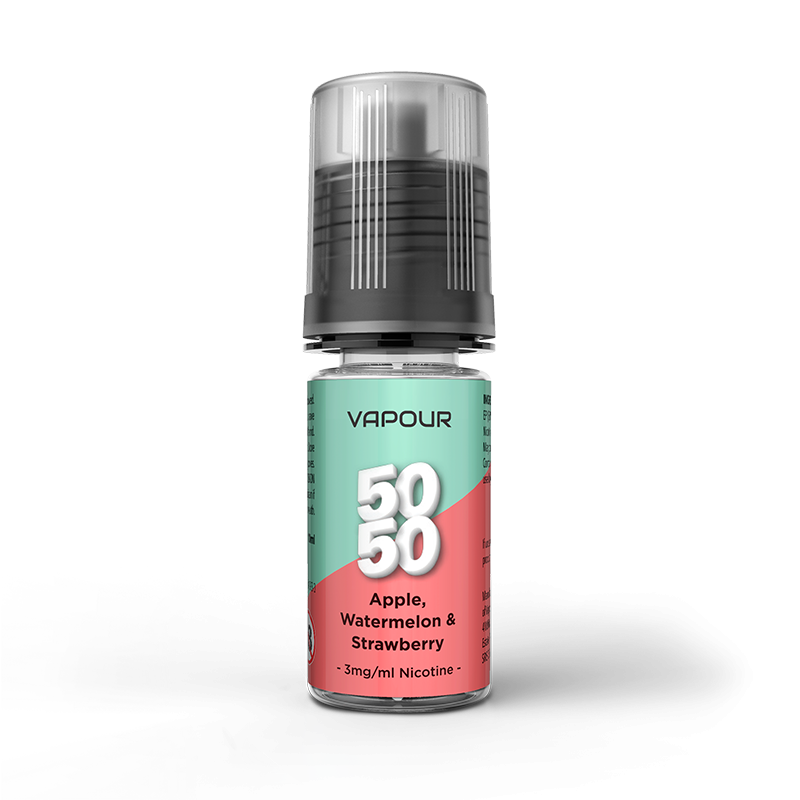 Vapour 5050 Apple Strawberry Watermelon E Liquid 10ml