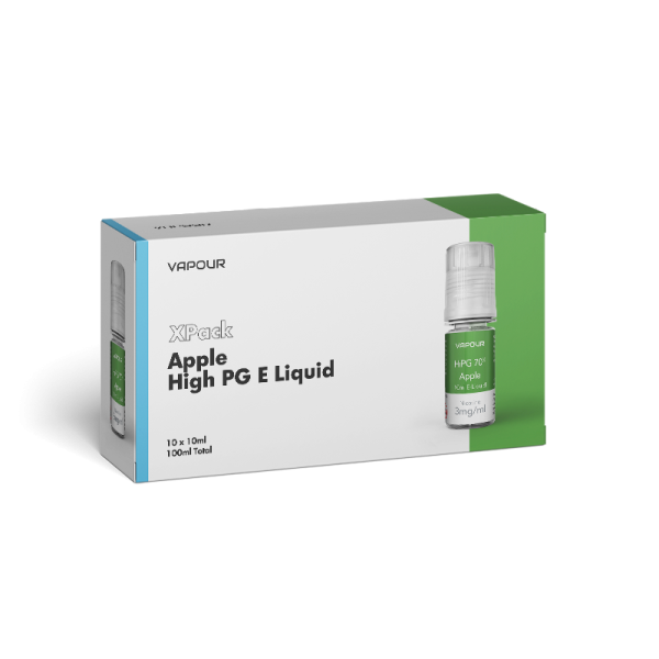 XPack Vapour High PG Apple E Liquid 100ml