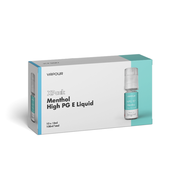 XPack Vapour High PG Menthol E Liquid 100ml