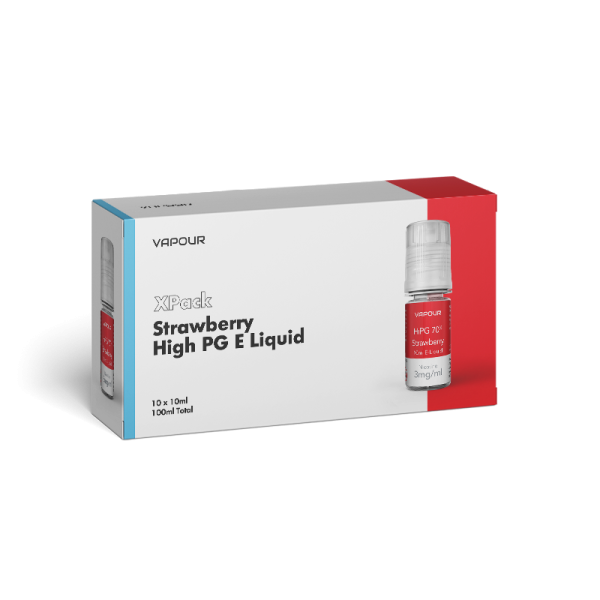 XPack Vapour High PG Strawberry E Liquid 100ml
