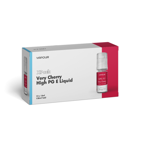 XPack Vapour High PG Very Cherry E Liquid 100ml
