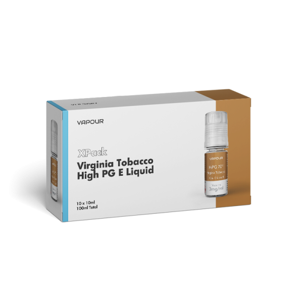 XPack Vapour High PG Virginia Tobacco E Liquid 100ml