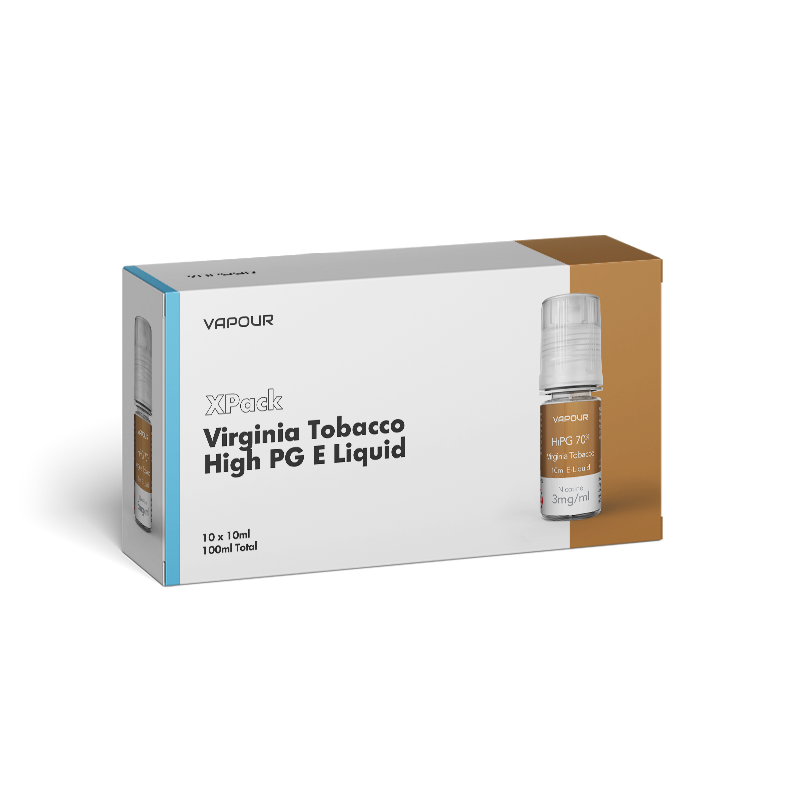 XPack Vapour High PG Virginia Tobacco E Liquid 100ml